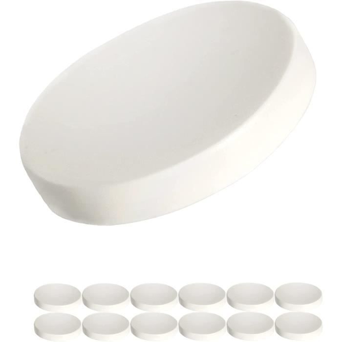XILMARK Lot de 12 couvercles pot yaourt réutilisables compatible