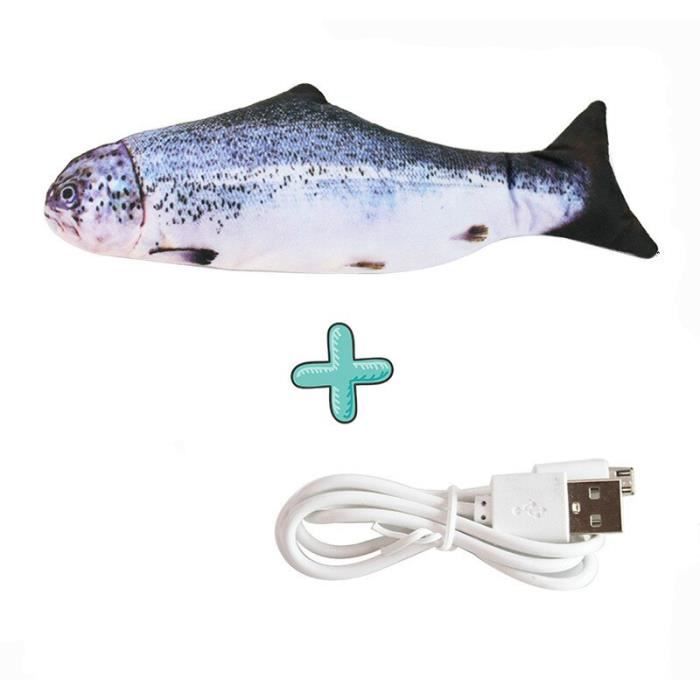 Jouet De Chat Electronique 3d Poisson Simulation Electrique Poissons Jouets Pour Chats Jouet De Jeu Pour Anim Type F30cm Ax Cdiscount