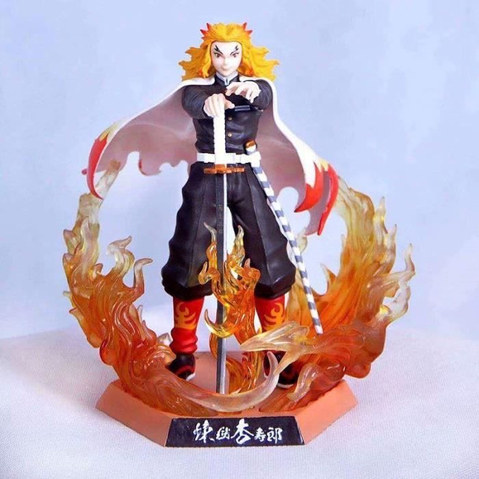 cm Demon Slayer Rengoku Kyoujurou Pvc Figurines D Action Jouets Gk Anime Kimetsu No Yaiba Pvc Figurine Jouet23 Cdiscount Jeux Jouets
