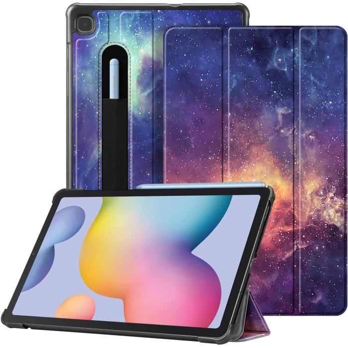 FINTIE Coque pour Tablette Samsung Galaxy Tab S6 Lite avec Porte-Stylo,  Étui de Protection Mince et Légère Housse Veille-Réveil A84 - Cdiscount  Informatique