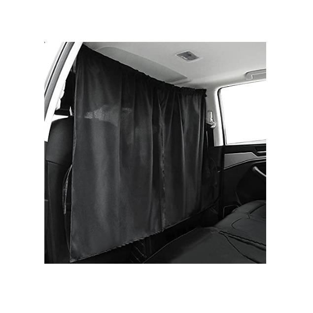 Rideaux De Séparation Cabine Universels Beige – Protection Solaire & Intimité Pour Voiture H2 – Tissu Haut De Gamme OMAC