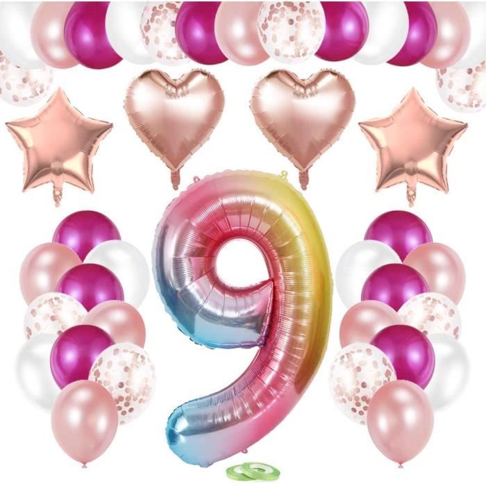 Ballon D Anniversaire 9 Ans Rose Motif Chiffre 9 9 Decoration D Anniversaire Rose Cdiscount Maison Ballon D Anniversaire 9 Ans Rose Motif Chiffre 9 9 Decoration D Anniversaire Rose Cdiscount Maison