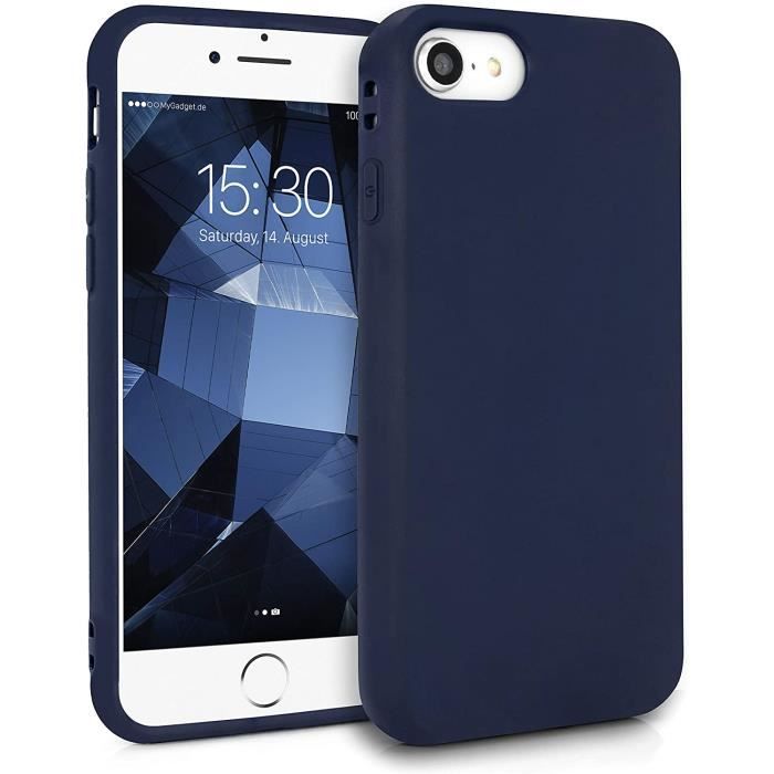Coque Silicone Little Boutik Pour IPhone 7 / 8 / SE 2020 - Couleur Noir, Haute Protection