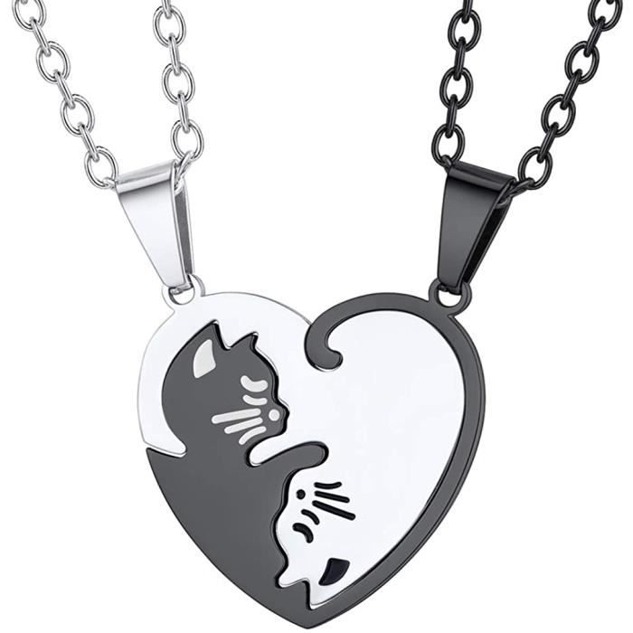Collier D Amitie Pour 2 Pendentifs Chat Ying Et Yang Coeur Separable Couple Bijoux Meilleure Amie Bff Best Friends 1144 Achat Vente Sautoir Et Collier Collier D Amitie Pour 2 Pe1144 Acier Collier D Amitie Pour 2 Pendentifs Chat Ying Et Yang Coeur Separable Couple Bijoux Meilleure Amie Bff Best Friends 1144 Achat Vente Sautoir Et Collier Collier D Amitie Pour 2 Pe1144 Acier