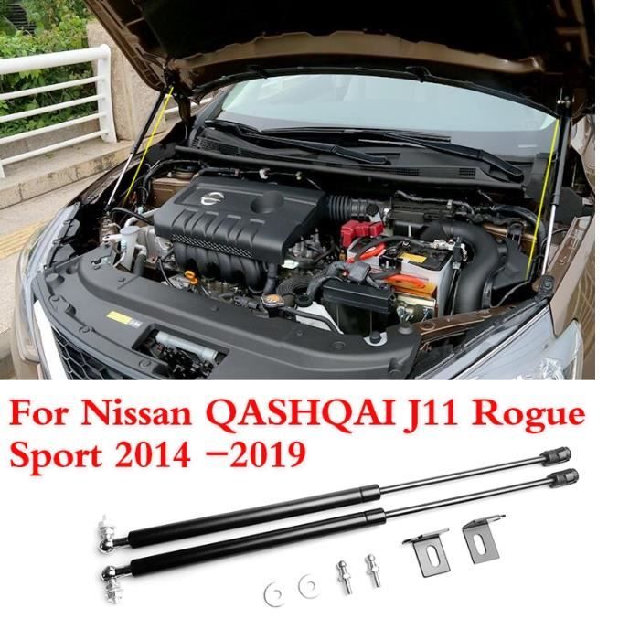 Bedelen speer Slang 2006-2013 - Support de capot avant de voiture, amortisseur de choc à gaz, 2  pièces, pour Nissan QASHQAI J11 R - Cdiscount Auto
