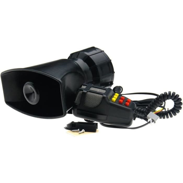 Sirène D'avertissement électronique Pour Voiture, Moto