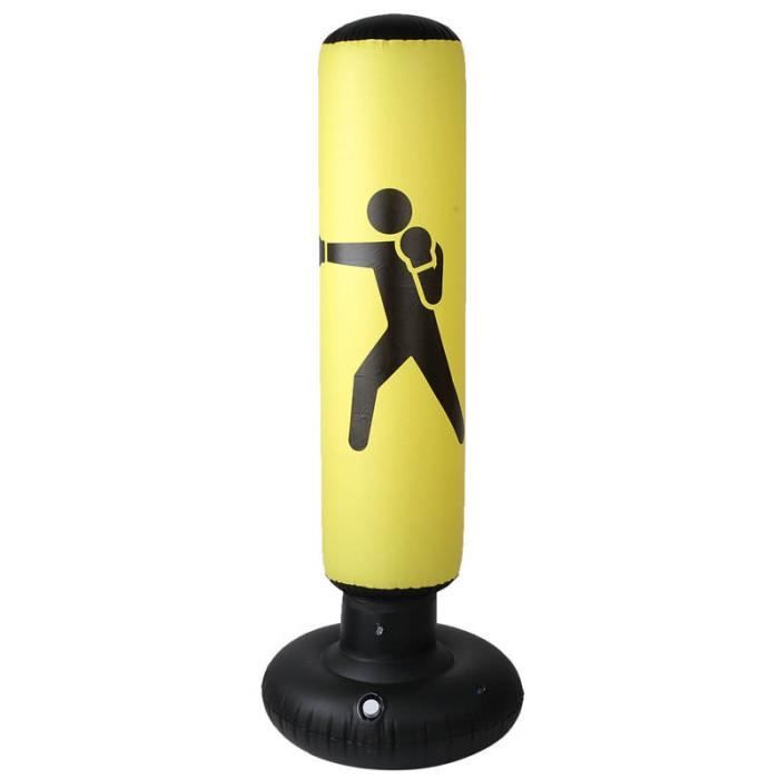 Jouet Boxe PVC Base Eau Sac De Frappe Gonflable Pour Enfants 120cm - Boxe Autoportante Anti-stress Sac Frappe Lourd Autoportant Kid