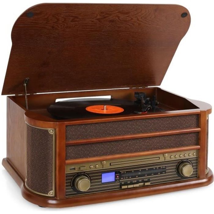 PATHE MARCONI PLATINE TOURNE DISQUE Model CC 6051 V + ENCEINTES 8 6W son K EUR 41,50 - FR