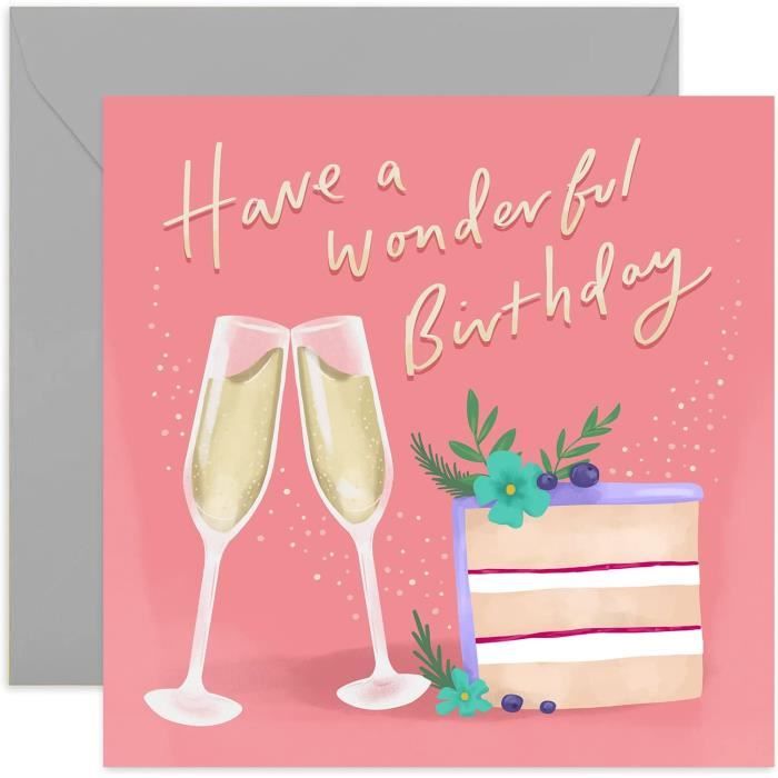 Old English Co. Carte D'anniversaire En Papier – Cadeau De