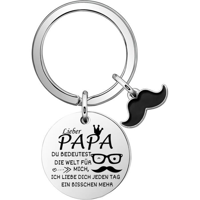 Porte-Clés Multifonctionnel Pour Papa - Acier Inoxydable, Avec Outils Intégrés, Cadeau Fête Des Pères