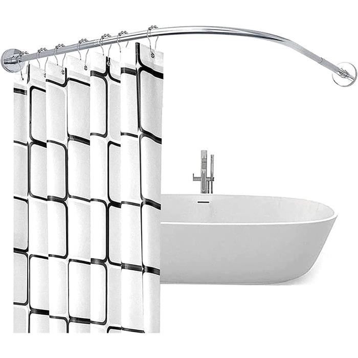 Tringle rideau de douche sans percer - Leroy Merlin