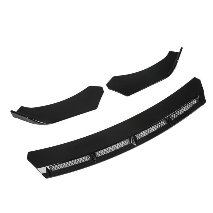 Kit 5 Pièces Séparateur De Lèvre Pare-Chocs Avant Universel - Spoiler Diffuseur Protection ABS Pour Voiture