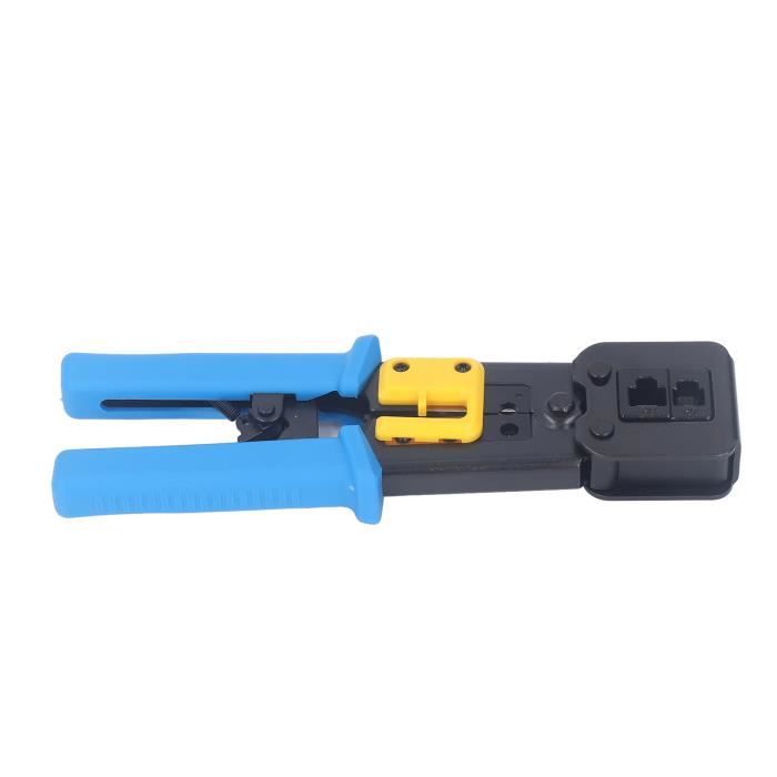 BESTonZON Pince à Sertir Câbles Réseau - Outil Multifonction Dénuder Sertir Plastique ABS