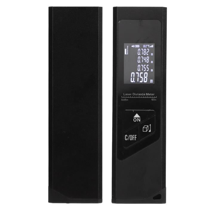 Petit Télémètre Laser 30 Mètres – Portable, Batterie 220mAh, Noir (neuf)