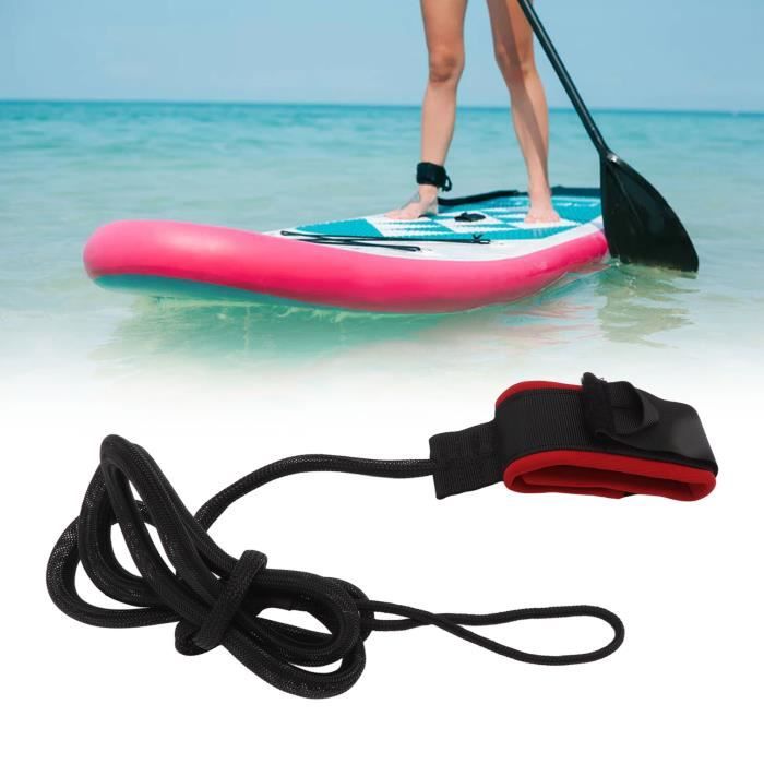 ESTINK Stand Up Paddle Board Leg Foot Rope Surf Leash pour Surfboard (Rouge) Bon qualité