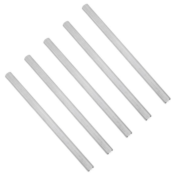 Lot De 5 Arbres En D Acier Inoxydable Φ6mm - Compatible Robots TETRIX, FTC, FRC, FIRST, WRO
