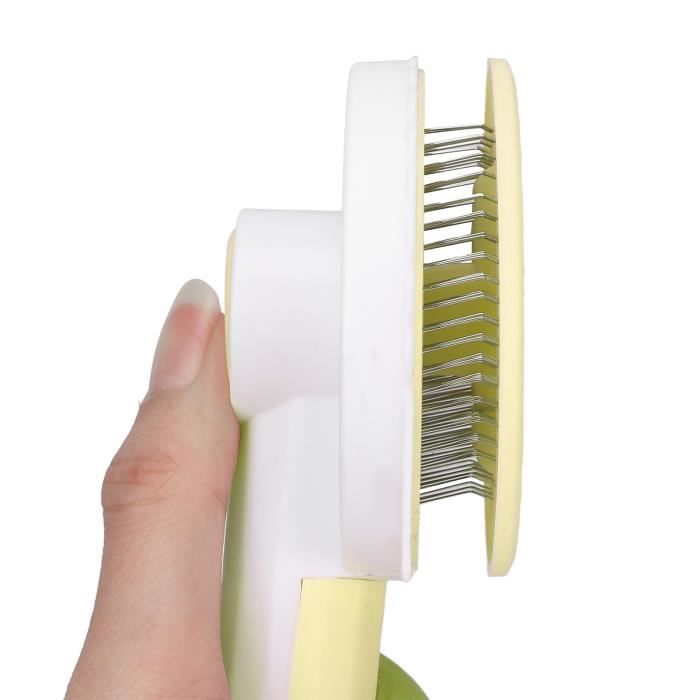 Meilleurs prix pour XUY-GOTOTOP brosse à poils pour animaux de compagnie Brosse pour chat professionnelle ronde épaisse aiguille fonction de massage Jau