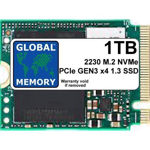 1To 2230 PCIe Gen3 x4 NVMe SOLID STATE DRIVE SSD POUR MICROSOFT SURFACE 3 - 4 - Pro (X , 7+ , 8 , 9) - GO - STEAM DECK