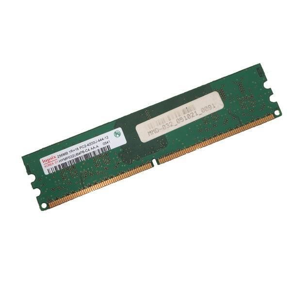 Barrette Mémoire RAM NANYA 256MB PC2-3200U - DDR2 SDRAM - 1Rx16 - Occasion Fonctionnelle