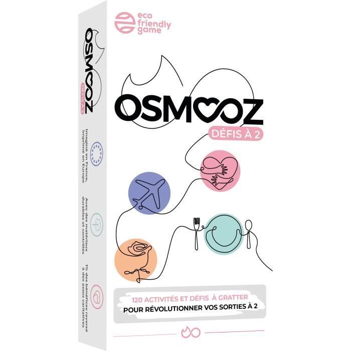 Jeu Couple - Osmooz Défis à 2 - Jeux de société - Jeu de Carte – Cadeau Femme – Cadeau Homme - Cadeau Couple Original