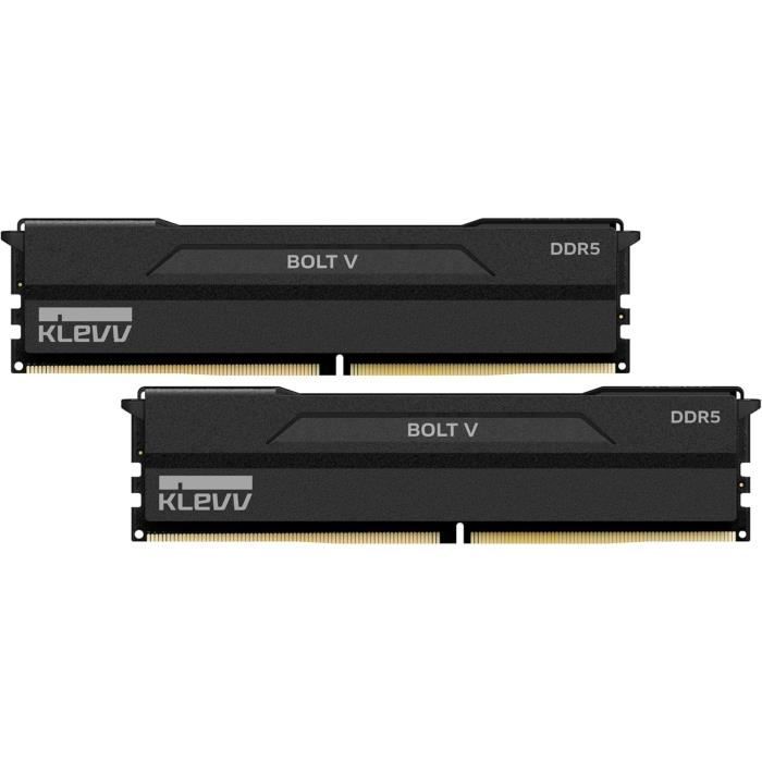 Mémoire RAM KLEVV Bolt V Kit DDR5 6000MT/ CL30 Profil bas 34 mm