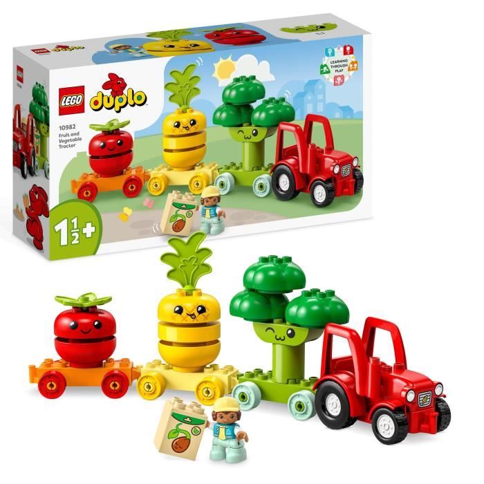 LEGO DUPLO 10984 - Le jardin bio, Jouets à Empiler pour Bébés et