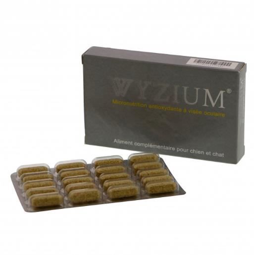Complément alimentaire pour chien et chat - MOUREAU - Wyzium - 40 comprimés - Antioxydants