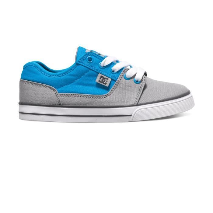 D C Chaussures basses enfant - DC Shoes - Tonik Tx Armor/Ocean - Légèreté & respirabilité - Dessus textile - Semelle antidérapante