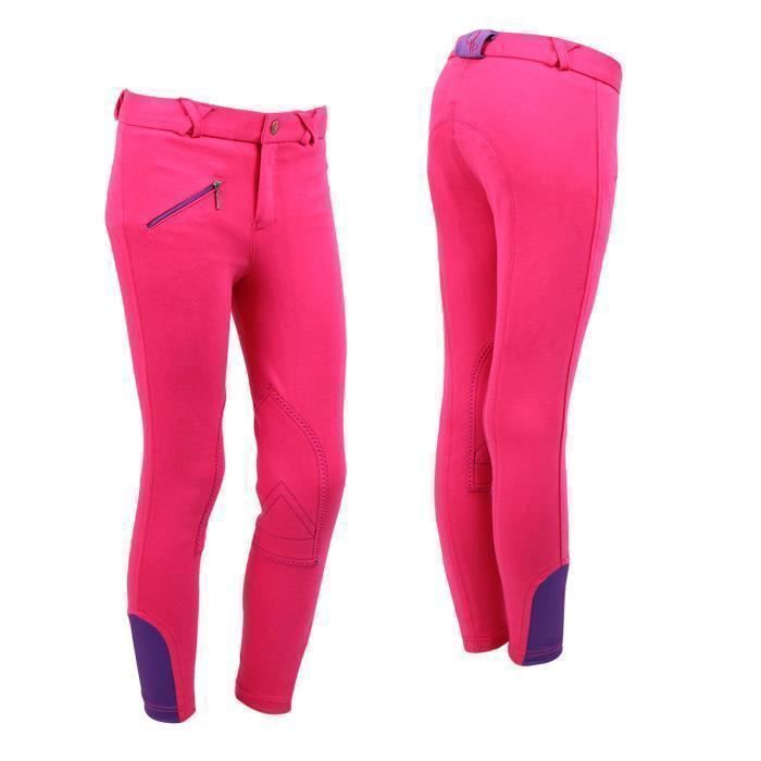 14 anni, bianco: Pantalon d'équitation d'été Jodhpur pour enfants, en