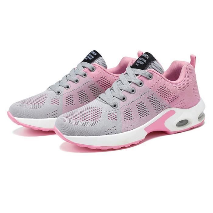 Baskets Femme,Chaussures de Sport femme,Chaussures femme pour Sneakers  Fitness Gym athlétique Multisports Outdoor Casual Rose - Cdiscount Sport