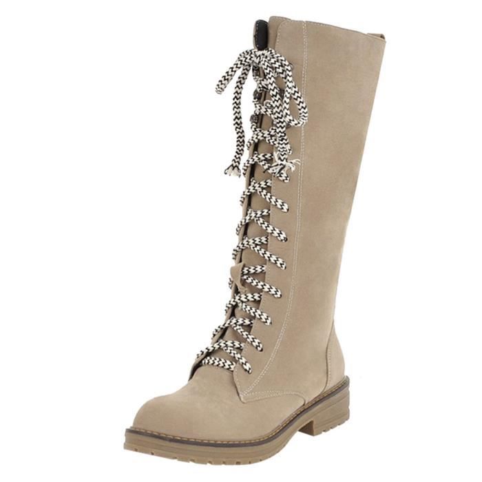 chaussures plates lacets femme