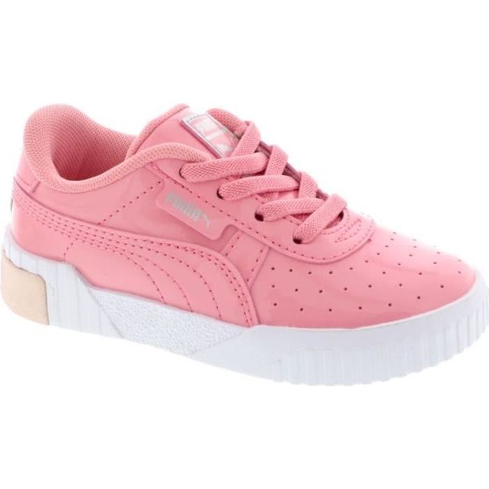 basket puma fille rose
