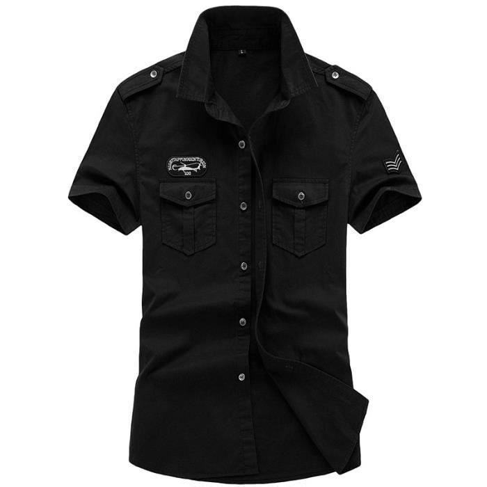 Chemise Technique Scott EVest Homme Taille L Gris - Manches Courtes, 2 Poches - Occasion Très Bon état