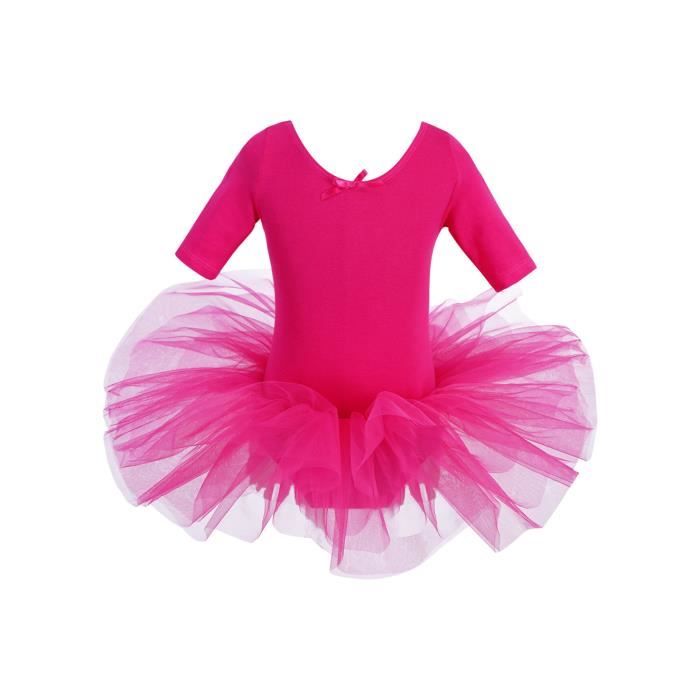 Freebily Fille Ballet Robe Danse Latin Jazz Tango Spectacle Enfant Tutu