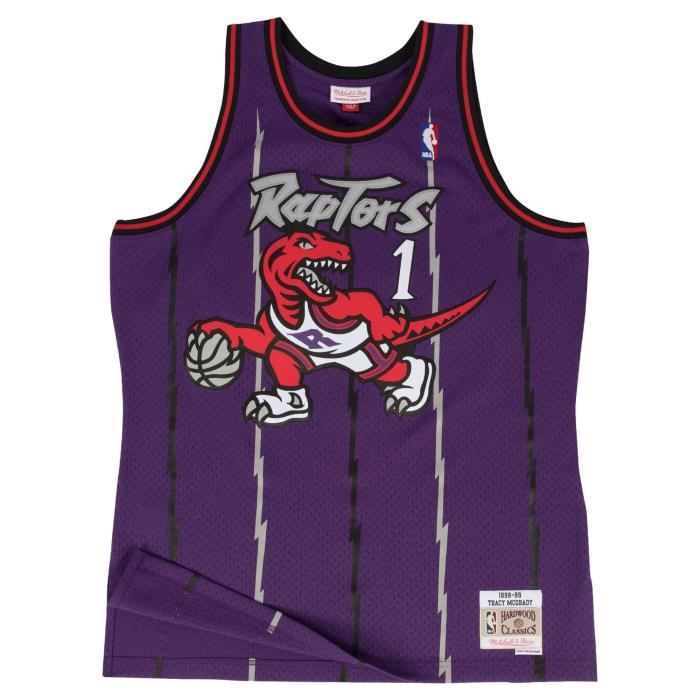 Maillot vintage NBA Swingman Tracy MCGRADY Toronto Raptors - Mitchell & Ness - Violet/Rouge - XL