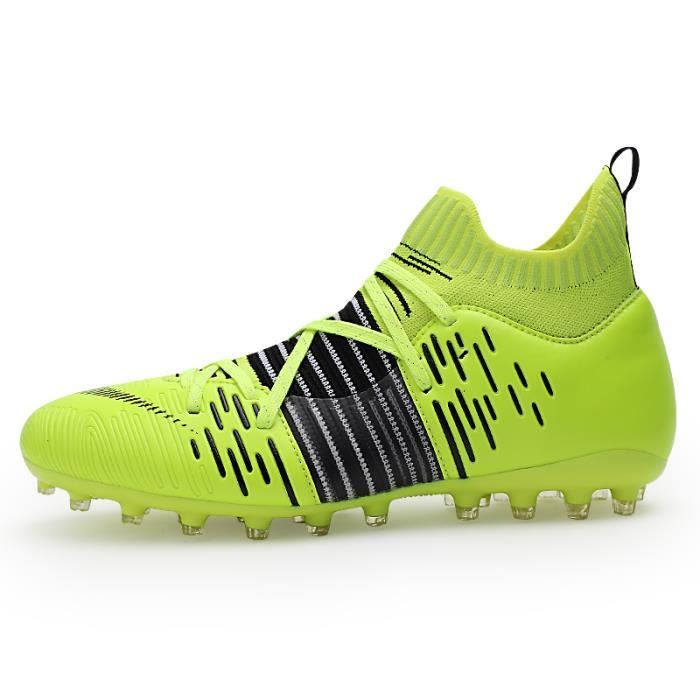 Chaussures De Football Homme/Enfant Cool-CZQ | Semelle à Crampons Caoutchouc, Tige PU Imperméable - Taille Jusqu'à EU 49 (Bleu)