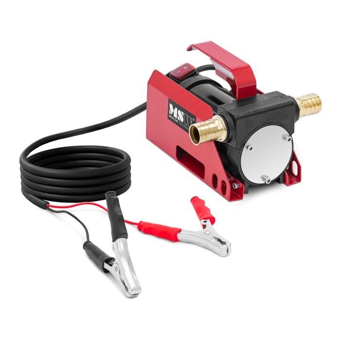 Pompe à Gasoil électrique MSW-OP60 - 60 L/min, 550W, Aspiration 5m, IP55 Pour Transfert Diesel/huile - 3