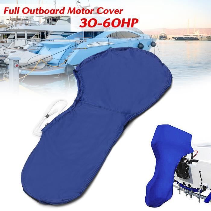 Housse Moteur Hors-bord étanche UK Custom Covers - Gris, Taille XXS Jusqu'à 3 CV - Pour Rangement Et Protection