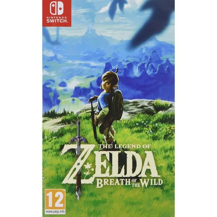 Jeu Switch Zelda Breath Of The Wild Occasion The Legend of Zelda Breath of the Wild Switch + 1 Stickers - Achat / Vente jeu nintendo switch