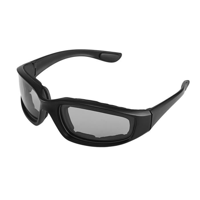 Lunettes de protection coupe-vent anti-poussière de vélo sport en plein air  noir - Achat / Vente lunettes de soleil Mixte Adulte - Cdiscount