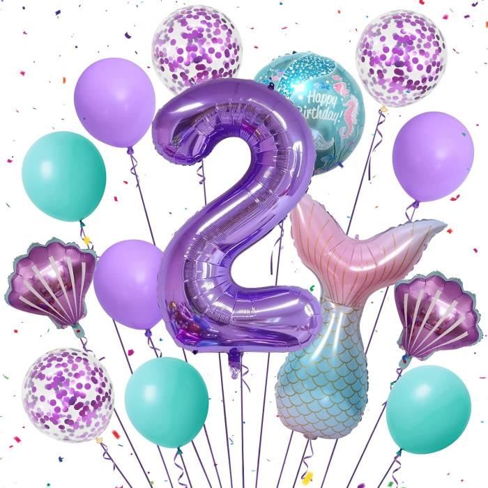 Acheter Ensemble De Ballons Numériques Papillon Violet 32 ​​pouces, Grand Ballon Coloré En Aluminium, Décor De Fête Prénatale, D'anniversaire, De Noël