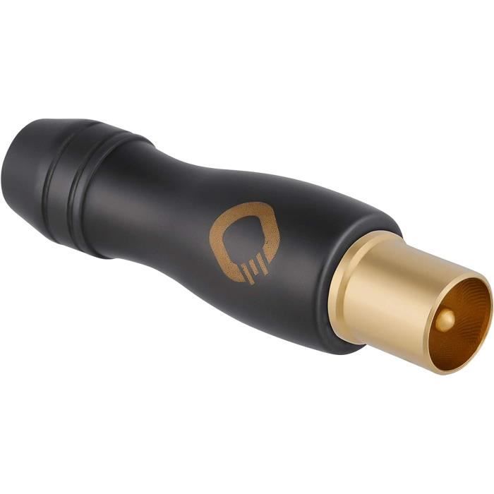 F IEC coaxiaal adapter CFA 10, F stekker op IEC coaxstekker | 790.101 F IEC coaxiaal adapter CFA 10, F stekker op IEC coaxstekker | 790.101