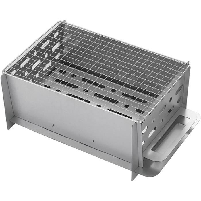 Barbecue Au Charbon De Bois Pliable En Acier Inoxydable Innovagoods Charbon