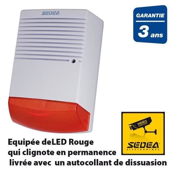 Sirène extérieure sans fil solaire, revolution