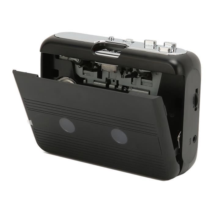 Lecteur de cassettes - SHIPENOPHY - Bluetooth rétro - Stéréo - Inversion automatique - Boîtier transparent
