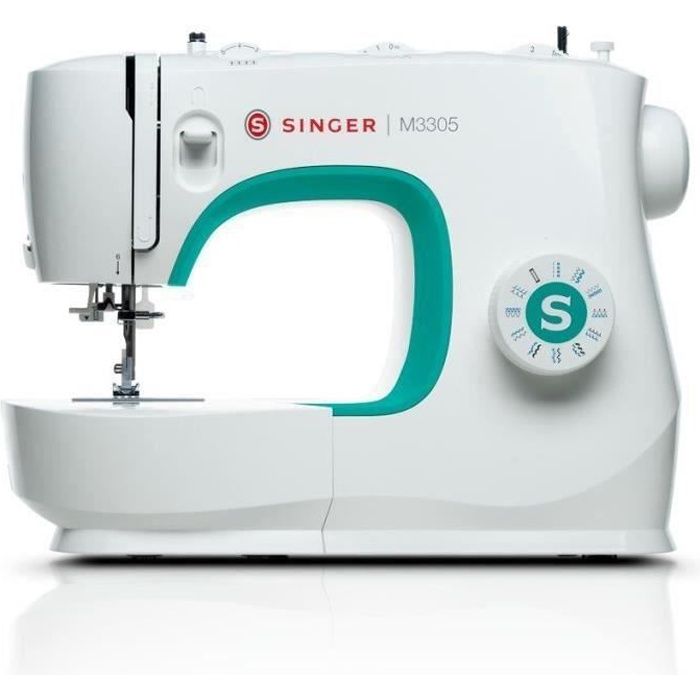 SINGER M3305 Machine à coudre - 23 programmes de points - 70W