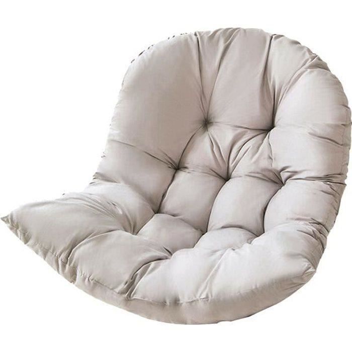 DSXH Coussin Fauteuil Suspendu Épaissi 50x125 Cm - Appui-Tête Réglable, Antidérapant - Intérieur & Extérieur