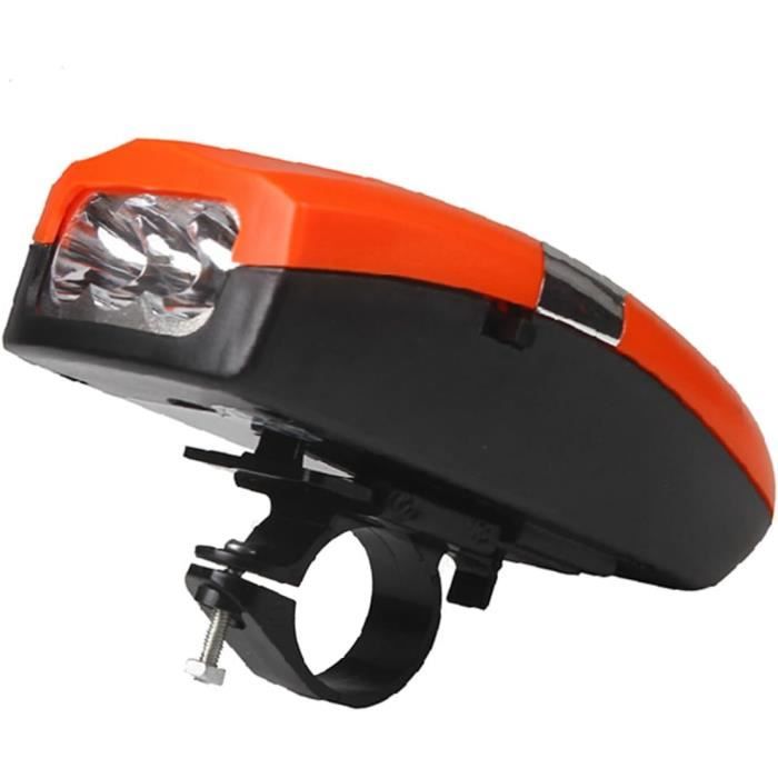 Feu Avant Vélo LED 110db - Équipement Vélo, Phare Plastique Neuf
