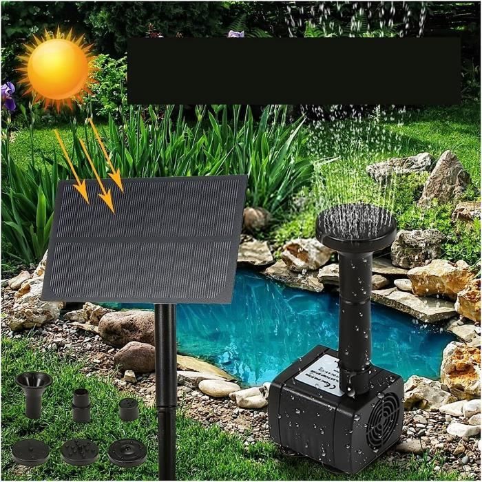 Fontaine Solaire Flottante Jardin - Pompe Écologique 7V Pour Bassin Et Aquarium