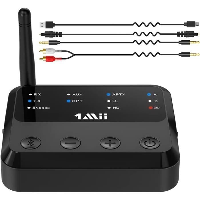 B310Pro [Upgraded] Transmetteur Récepteur Bluetooth Aptx Hd Faible Latence,  20Hrs Playtime Adaptateur Bluetooth 5.0 Émetteur [H16] - Cdiscount TV Son  Photo